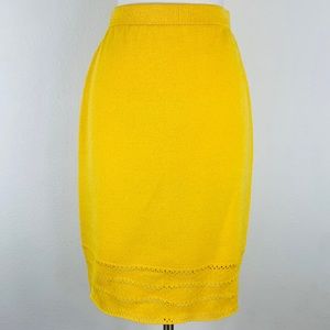 St John Santana Knit Eyelet Skirt 2